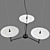Elegant Glass Pendant Lamp Design 3D model small image 4