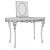 Handcrafted Nicole Vanity Table 3D model small image 5