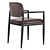 Stylish Yoko Dining Chair by Minotti 3D model small image 3