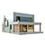 Modern Modular House Kit 3D model small image 1