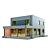 Modern Modular House Kit 3D model small image 3