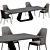 Modern Designer Furniture Set 3D model small image 3