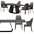 Modern Designer Furniture Set 3D model small image 5