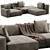 Modern 3D Sofa Boca Navi 3D model small image 3
