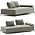 Modern Sound Sofa with Depth Variability 3D model small image 1