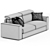 Convertible Riftac Sofa Bed 3D model small image 3