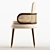 Modern Upholstered BLAKEY Dining Chair 3D model small image 3