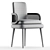Modern Upholstered BLAKEY Dining Chair 3D model small image 5