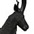 Antelope Bust Sculpture DG-Home Louis 3D model small image 11