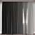 Modern Curtain 3D Model 3D model small image 1