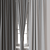 Modern Curtain 3D Model 3D model small image 3