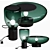 Ethereal Blown Glass Table Lamp 3D model small image 1