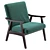 Daygen Upholstered Armchair 3D Model 3D model small image 5