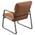 Modern Upholstered Armchair with UV unwrapping 3D model small image 4