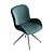 Swivel Tables & Chairs Set 3D model small image 4