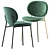 Elegant Ines Chairs by Calligaris 3D model small image 1