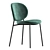 Elegant Ines Chairs by Calligaris 3D model small image 3