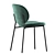 Elegant Ines Chairs by Calligaris 3D model small image 4