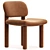 Elegant Tottori Driade Chair 3D model small image 2