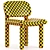 Elegant Tottori Driade Chair 3D model small image 4
