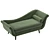 Modern Upholstered Chaise Lounge 3D model small image 5