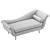 Modern Upholstered Chaise Lounge 3D model small image 6