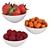 Berry Medley in Petite Bowls 3D model small image 4