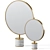 Elegant Round Mirror AGADIR by Frato 3D model small image 1