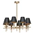 Elegant Sekizli Chandelier Fixture 3D model small image 1