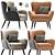  Stresa Nicoline Armchair: Modern Comfort 3D model small image 2