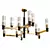 Luxury Barolo Chandelier 2654 Brushed 3D model small image 1