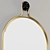Art Deco Brass Mirror-Marble 3D model small image 2