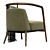 Modern NYC-inspired ESSEX Lounge Chair 3D model small image 2