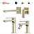 Hotbath Gal Water Faucet Set 3D model small image 2