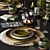 Modern Tableware Design Set 3D model small image 2