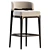 Elegant Grange Bar Stool 3D model small image 4