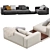 Minotti HORIZONTE Sofa Sectional Modularity 3D model small image 5