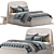 Modern Dalty Bed Design 3D model small image 1