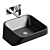 Bocchi Elba Matte Black Sink 3D model small image 1