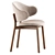 Sleek and Modern Holly Chairs 3D model small image 5
