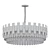 Modern Crystal Chandelier Illuminate 3D model small image 2