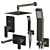 Cisal Cubic Shower & Mixer Set 3D model small image 5