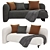 Modern Kintai Sofa 2014 Edition 3D model small image 1