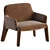 Modern Molteni Armchair Design 3D model small image 3