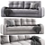 Modern Mason Sofa Max Files 3D model small image 1