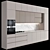 Modern Modular Kitchen Design 3D model small image 4