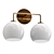 Elegant Glass Globe Sconce Model 3D model small image 1