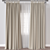 Multi-Format Curtain with 162k Polygons 3D model small image 1