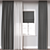 3D Curtains Model with Multiple Formats 3D model small image 1