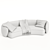 Modern Elegance Rene Sofa Set 3D model small image 3